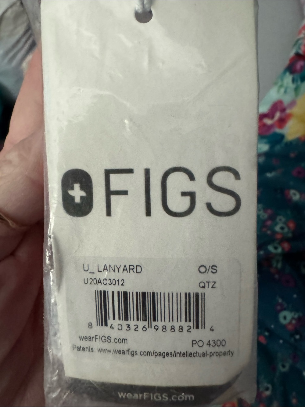 FIGS Lanyard - rose